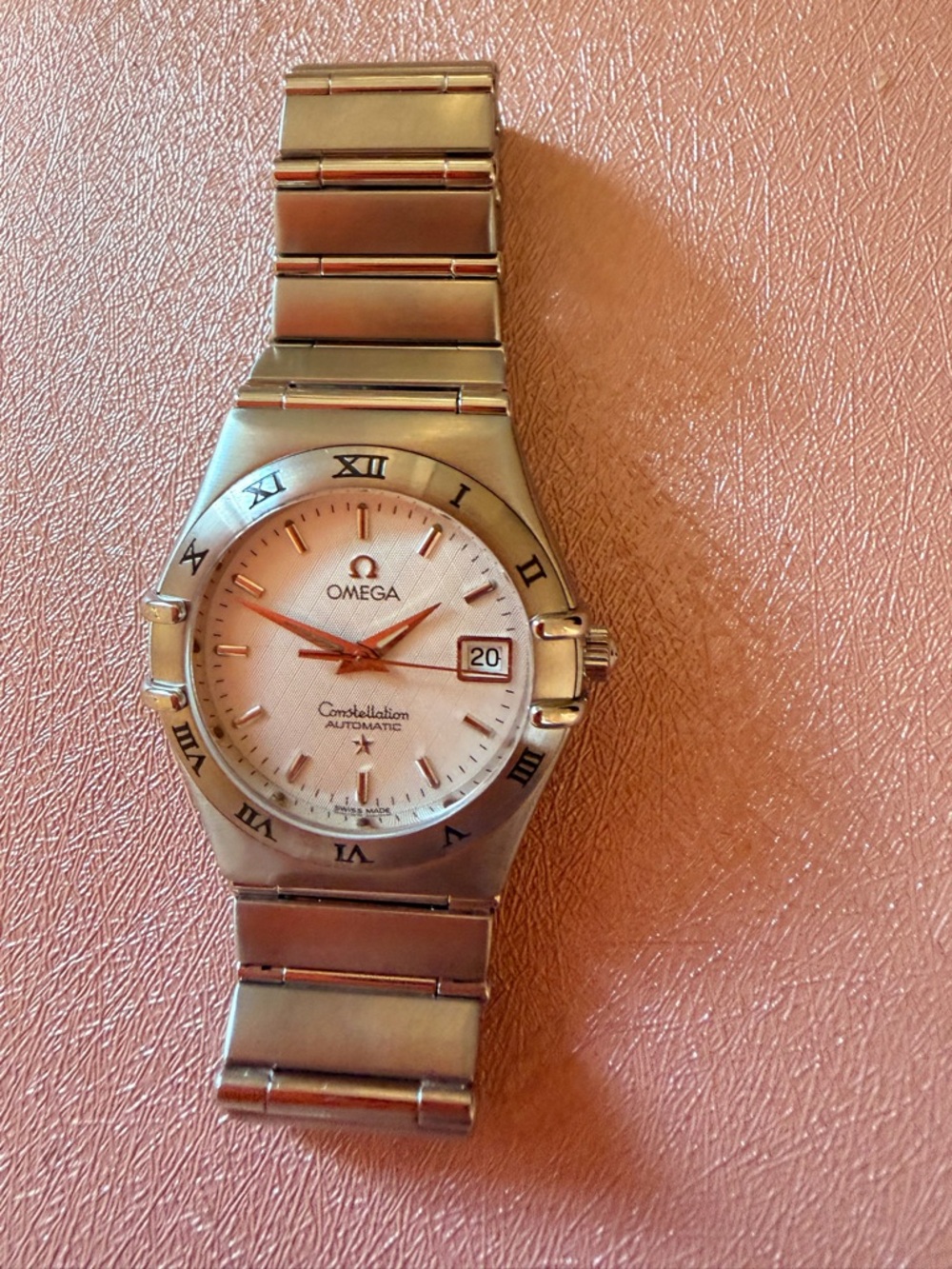 Automatic Omega Constellation Silver Watch